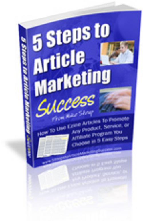 Product picture 5 steps to Article Marketing Success.