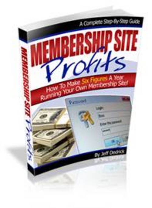 Product picture Members site profits