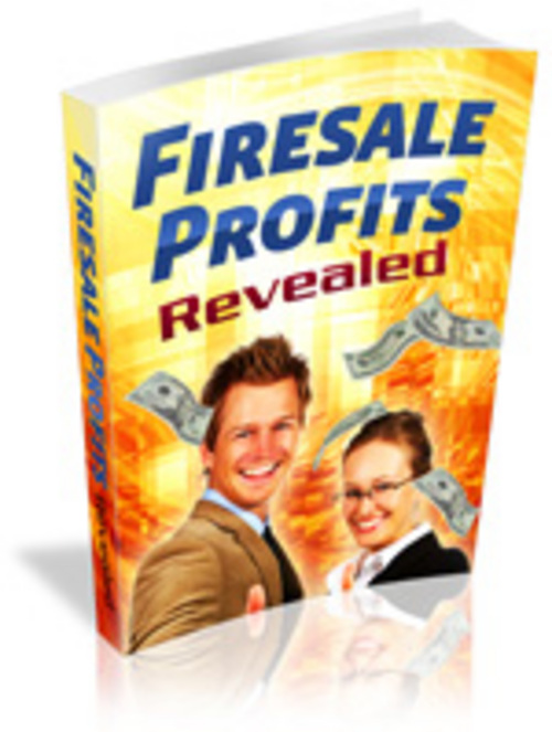 Product picture Fire sale profits revealed!