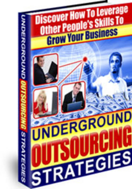 Product picture Underground outsourcing strategies
