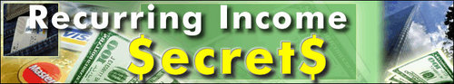 Product picture Recurring income secrets